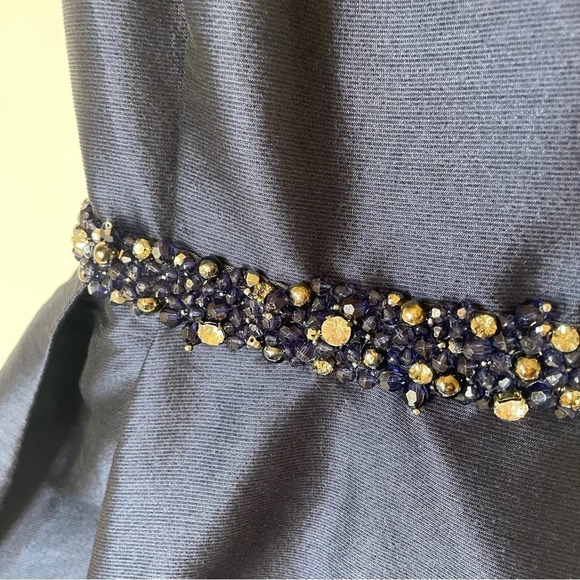 Monique Lhuillier ML We Belong Together Dress Blue Size 0 - Picture 5 of 15